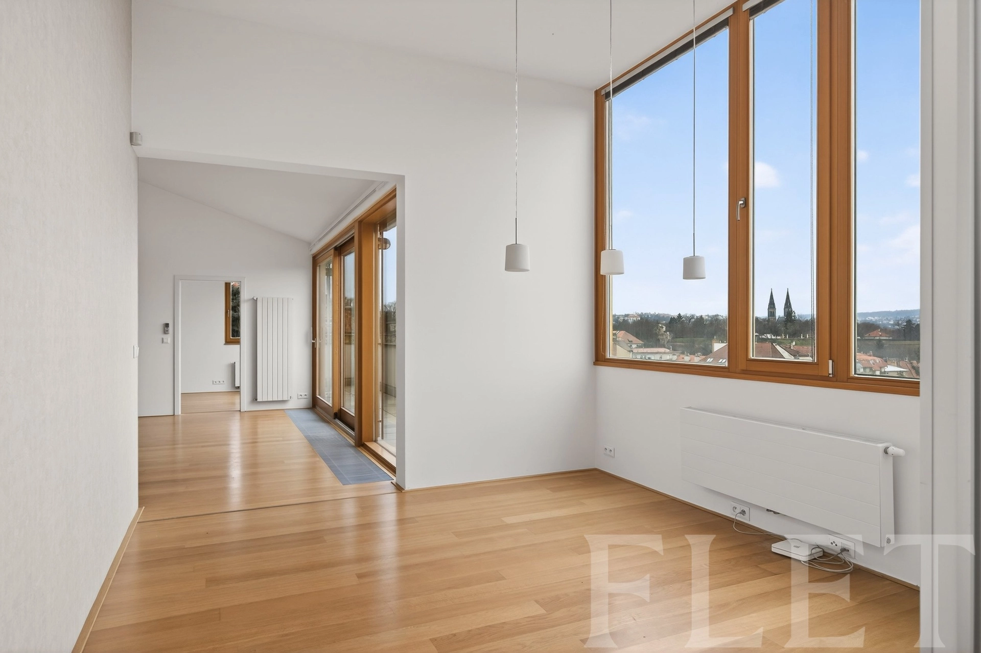Pronájem bytu 6+kk 186 m² s terasami a garážovými stáními - Na Bučance, Praha 4 - Nusle