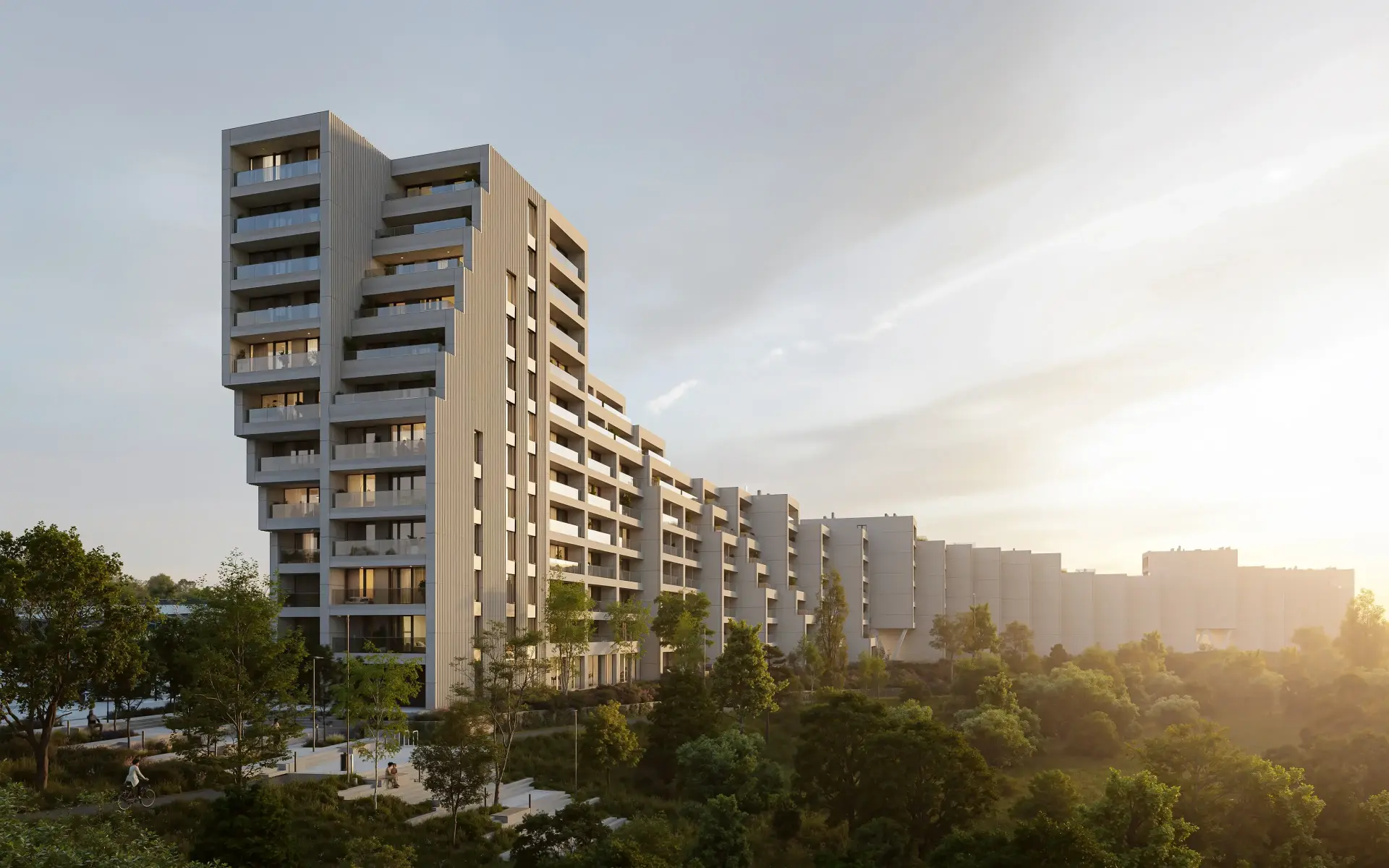 Rozestavěný developerský projekt